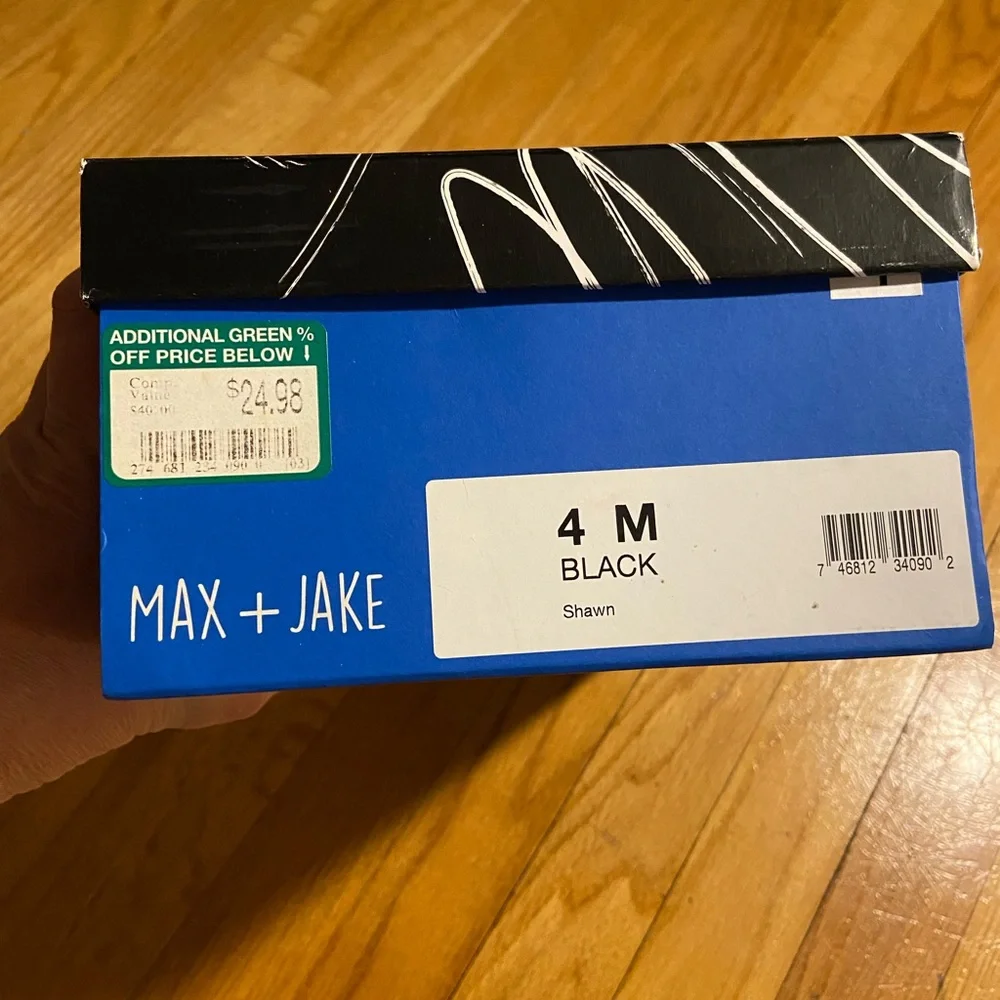 Max + Jake Shawn Slip-On Dress Shoes | Black | 2 Sizes